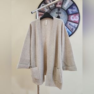 NAP cashmere ribbed cardigan